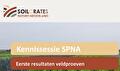 Kennissessie Soilcrates- Eerste resultaten veldproeven