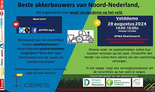 incl Terugblik- 29 augustus: Woel- en zaaidemonstratie op Ebelsheerd