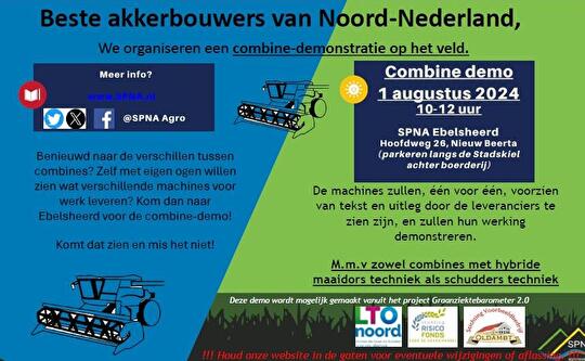 Combine demo uitnodiging